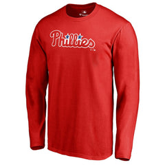 Philadelphia Phillies Team Wordmark Long Sleeve T-Shirt Online