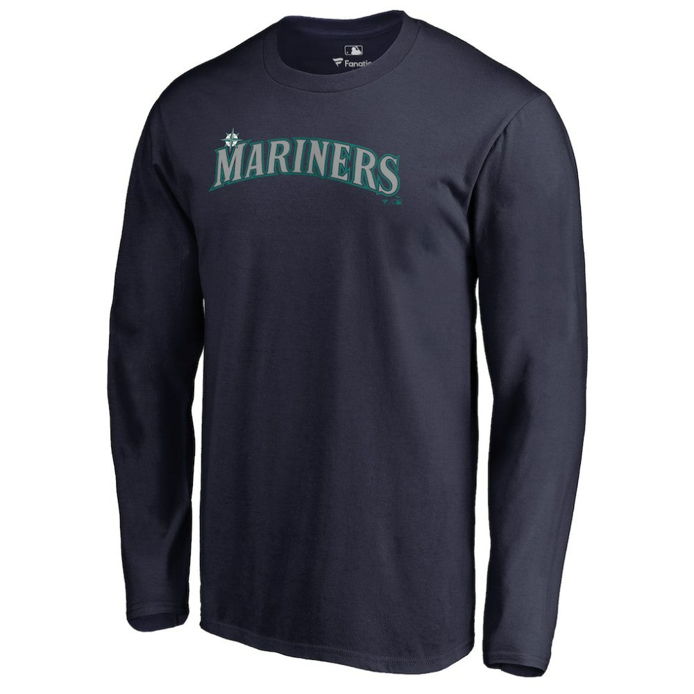 Seattle Mariners Team Wordmark Long Sleeve T-Shirt for sale
