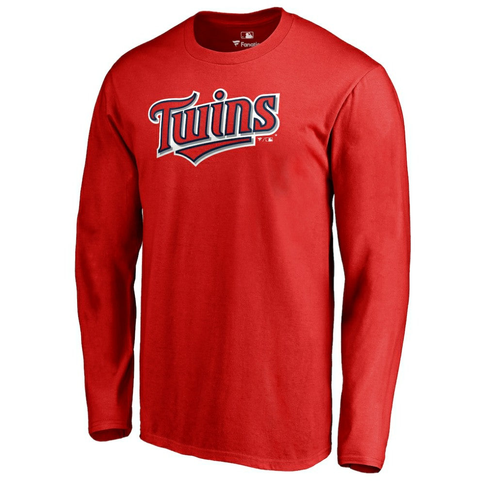 Minnesota Twins Team Wordmark Long Sleeve T-Shirt Clearance
