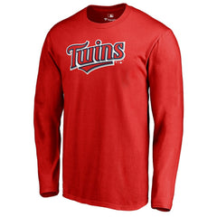 Minnesota Twins Team Wordmark Long Sleeve T-Shirt Clearance