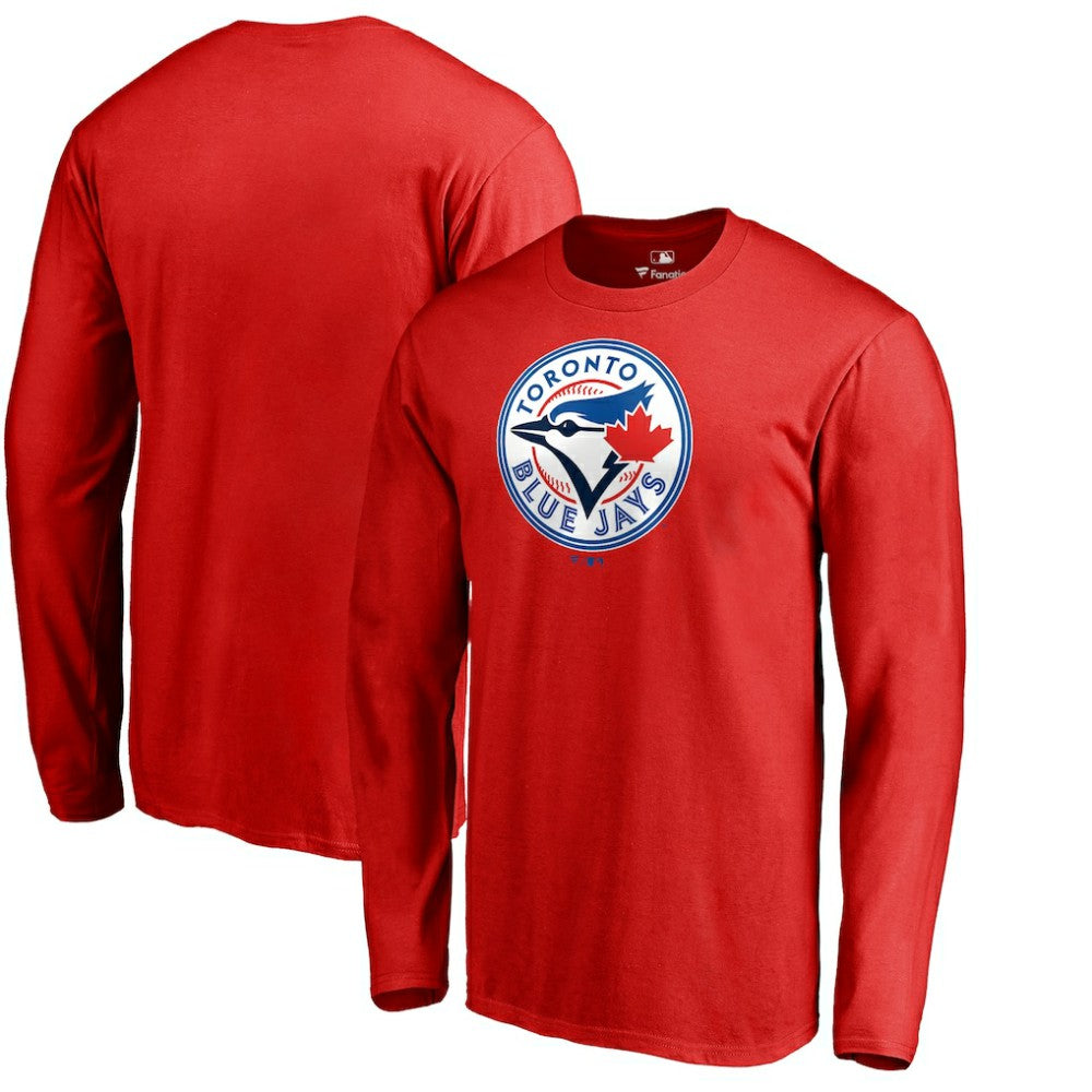 Toronto Blue Jays Team Wordmark Long Sleeve T-Shirt Lifestyle