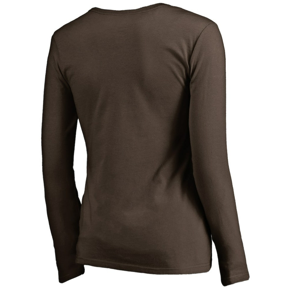 San Diego Padres Women's Cooperstown Collection Forbes Long Sleeve V-Neck T-Shirt for sale