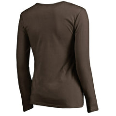 San Diego Padres Women's Cooperstown Collection Forbes Long Sleeve V-Neck T-Shirt for sale