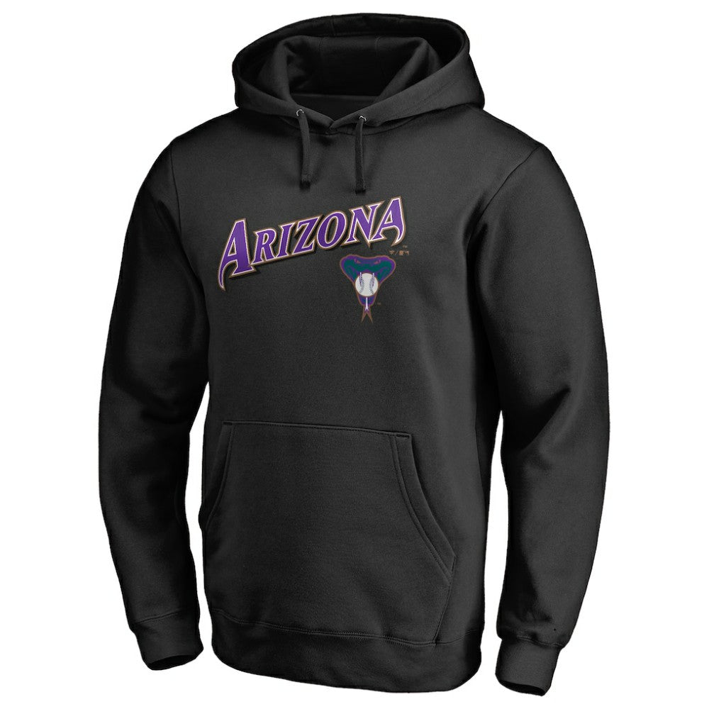 Arizona Diamondbacks Vintage Cooperstown Collection Wahconah Fitted Pullover Hoodie Lifestyle