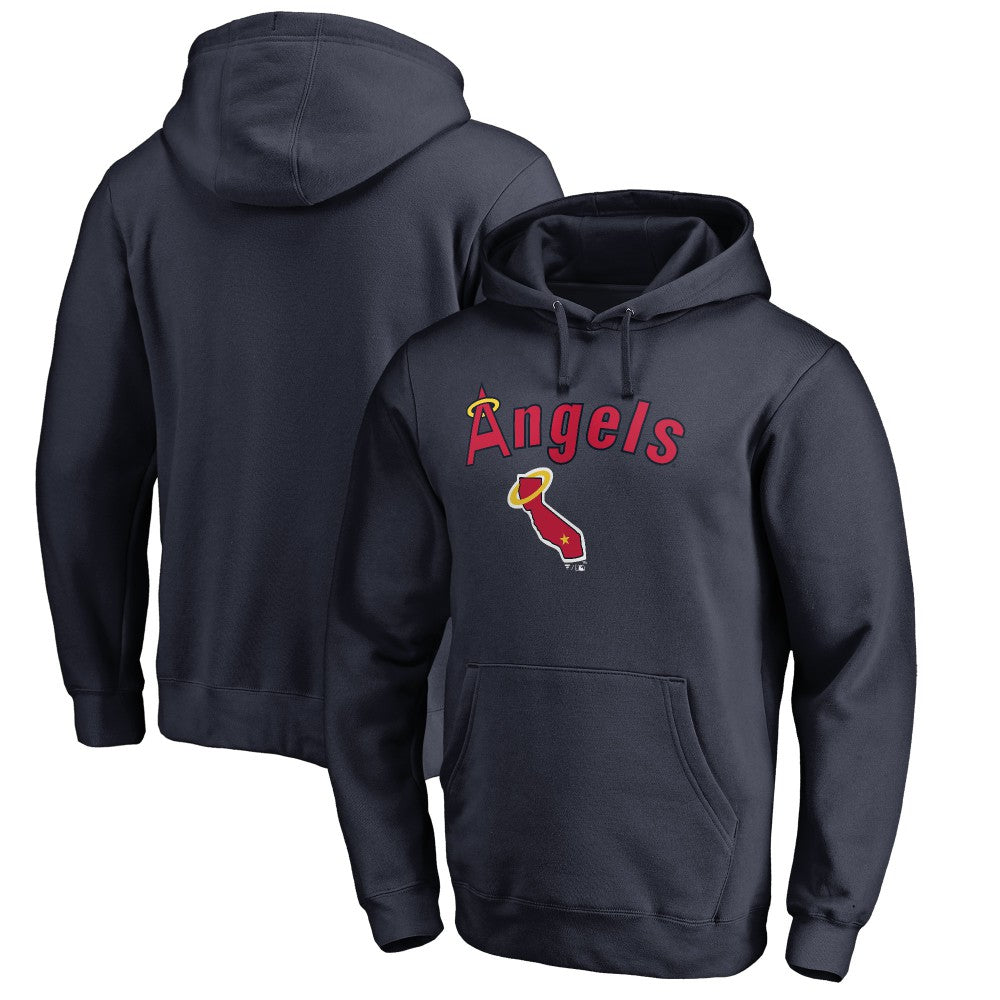 Los Angeles Angels Vintage Cooperstown Collection Wahconah Fitted Pullover Hoodie Near Me