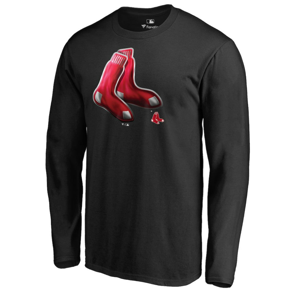Boston Red Sox Midnight Mascot Long Sleeve T-Shirt On Sale
