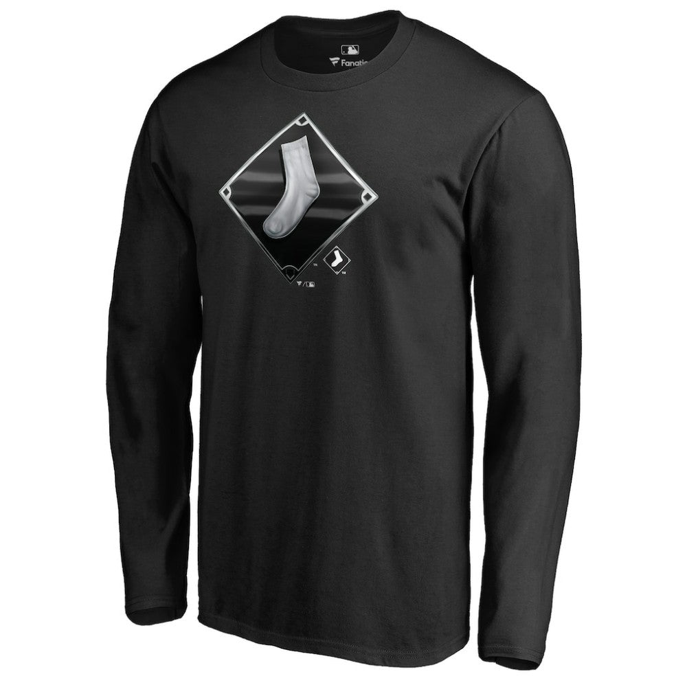 Chicago White Sox Midnight Mascot Long Sleeve T-Shirt Near Me