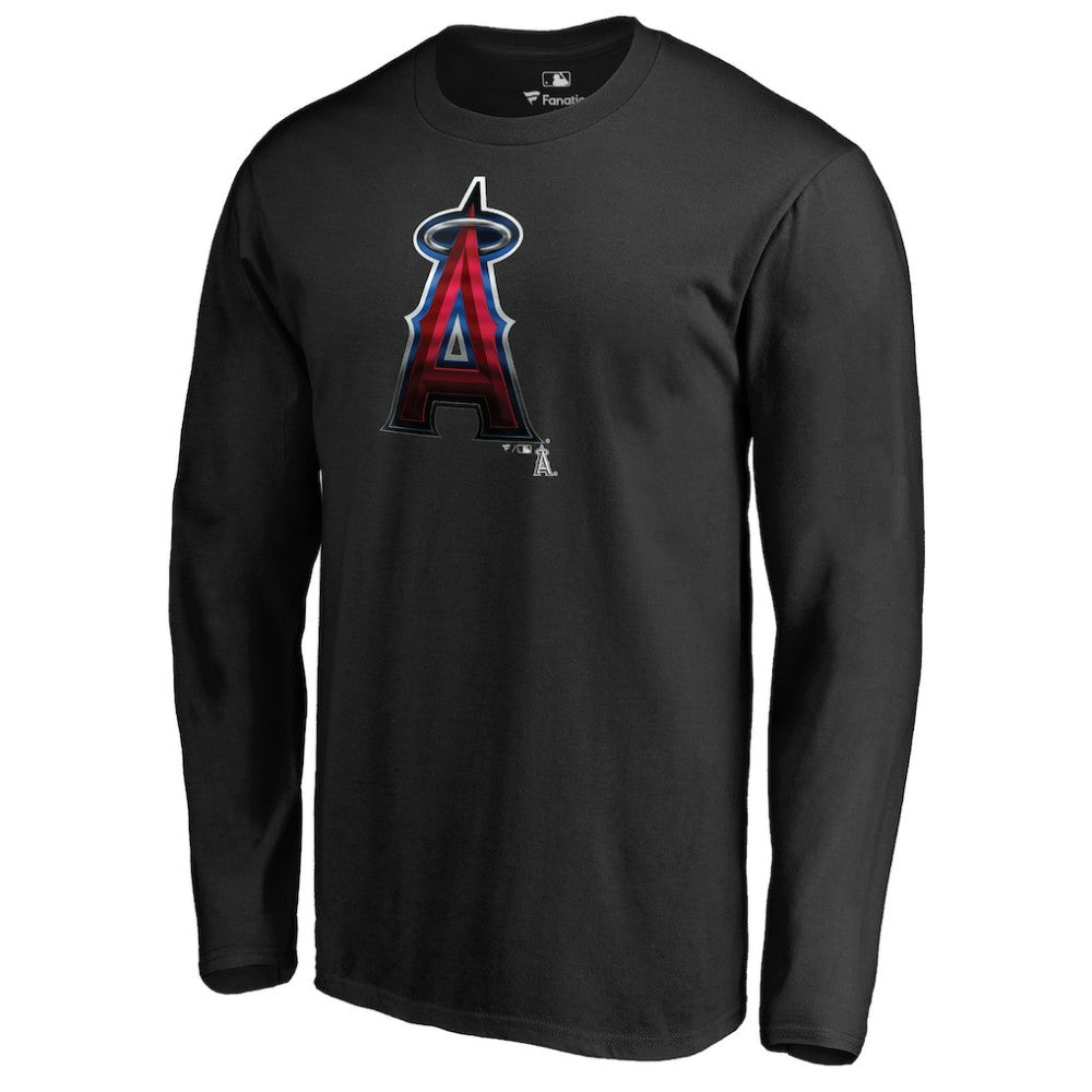 Los Angeles Angels Midnight Mascot Long Sleeve T-Shirt Online