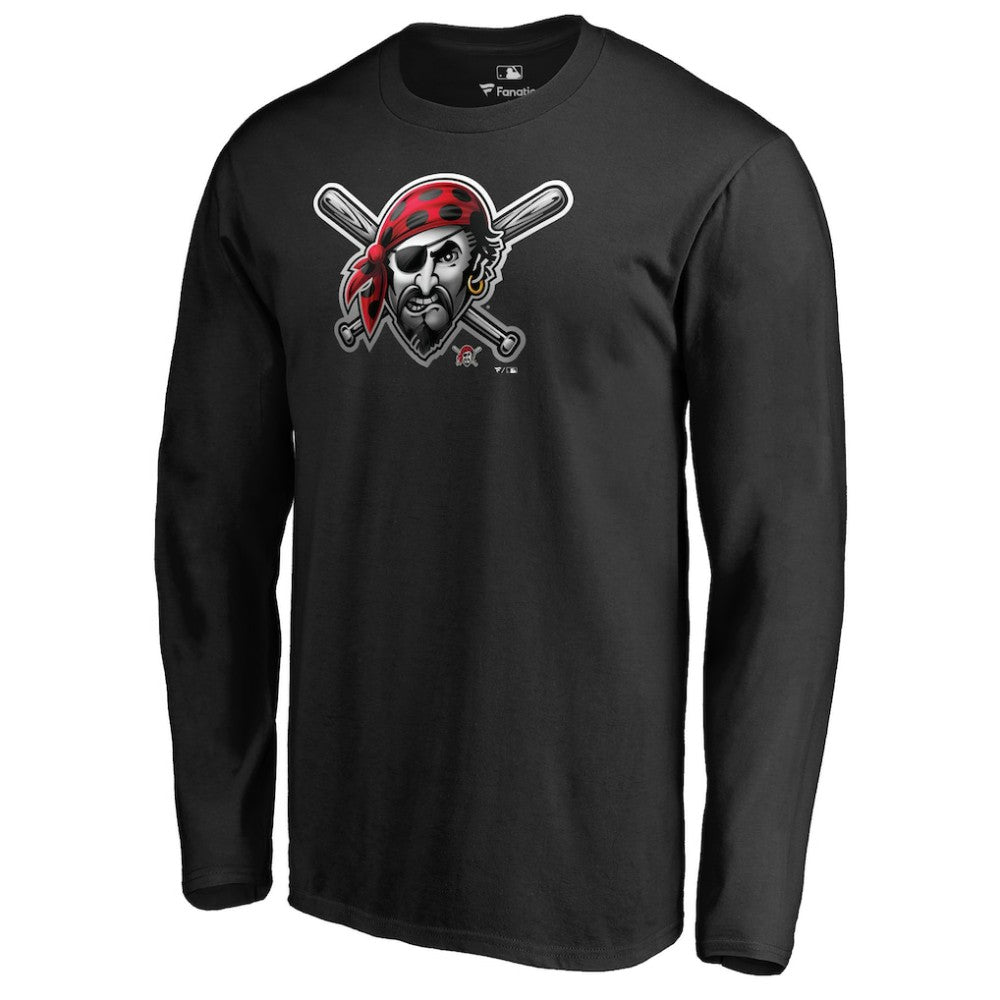 Pittsburgh Pirates Midnight Mascot Long Sleeve T-Shirt Sale