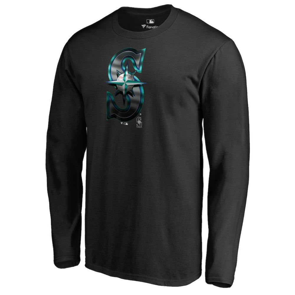 Seattle Mariners Midnight Mascot Long Sleeve T-Shirt Online