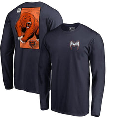 Chicago Bears Midway Monster Long Sleeve T-Shirt Navy - NFL