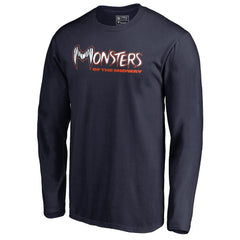 Chicago Bears Monsters Long Sleeve T-Shirt Navy - NFL