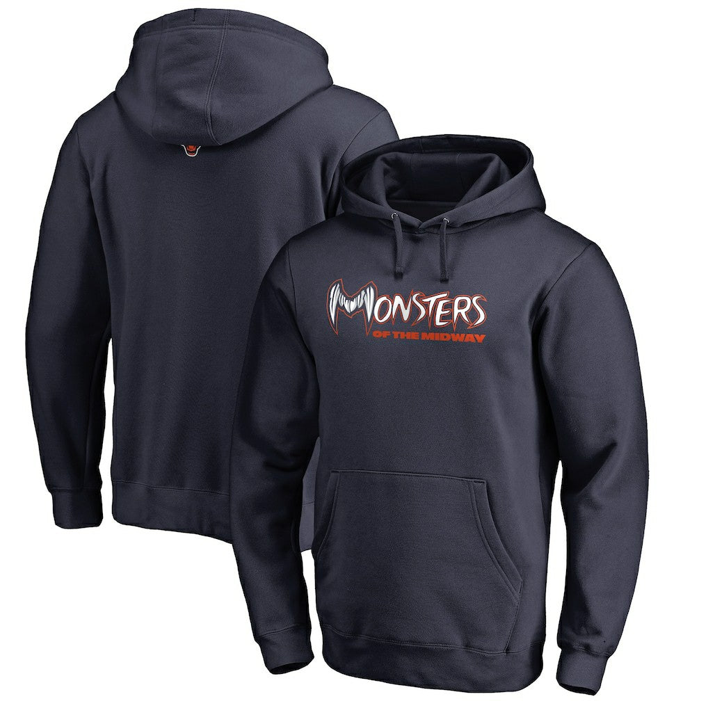 Chicago Bears Monsters Pullover Hoodie Navy - NFL