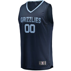 Fanatics - Memphis Grizzlies Fast Break Custom Replica Jersey Navy - Icon Edition