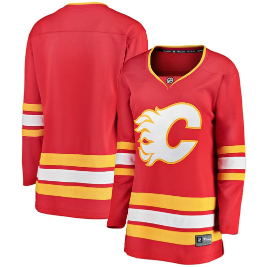 Calgary Flames Fanatics Women's Home Breakaway Jersey - Red | NHL Jerseys