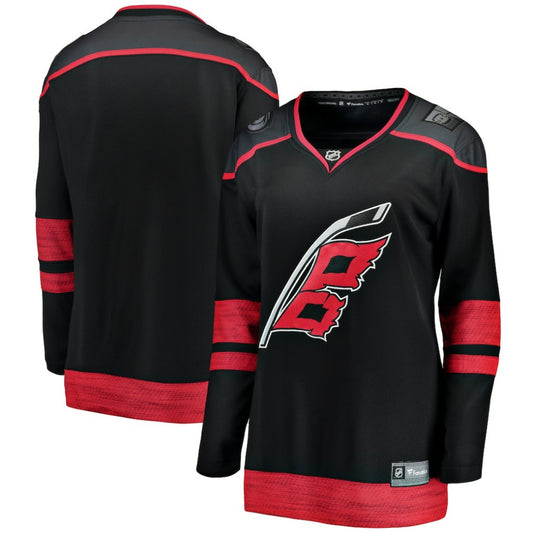 Carolina Hurricanes Fanatics Women's Home Breakaway Jersey - Black | NHL Jerseys