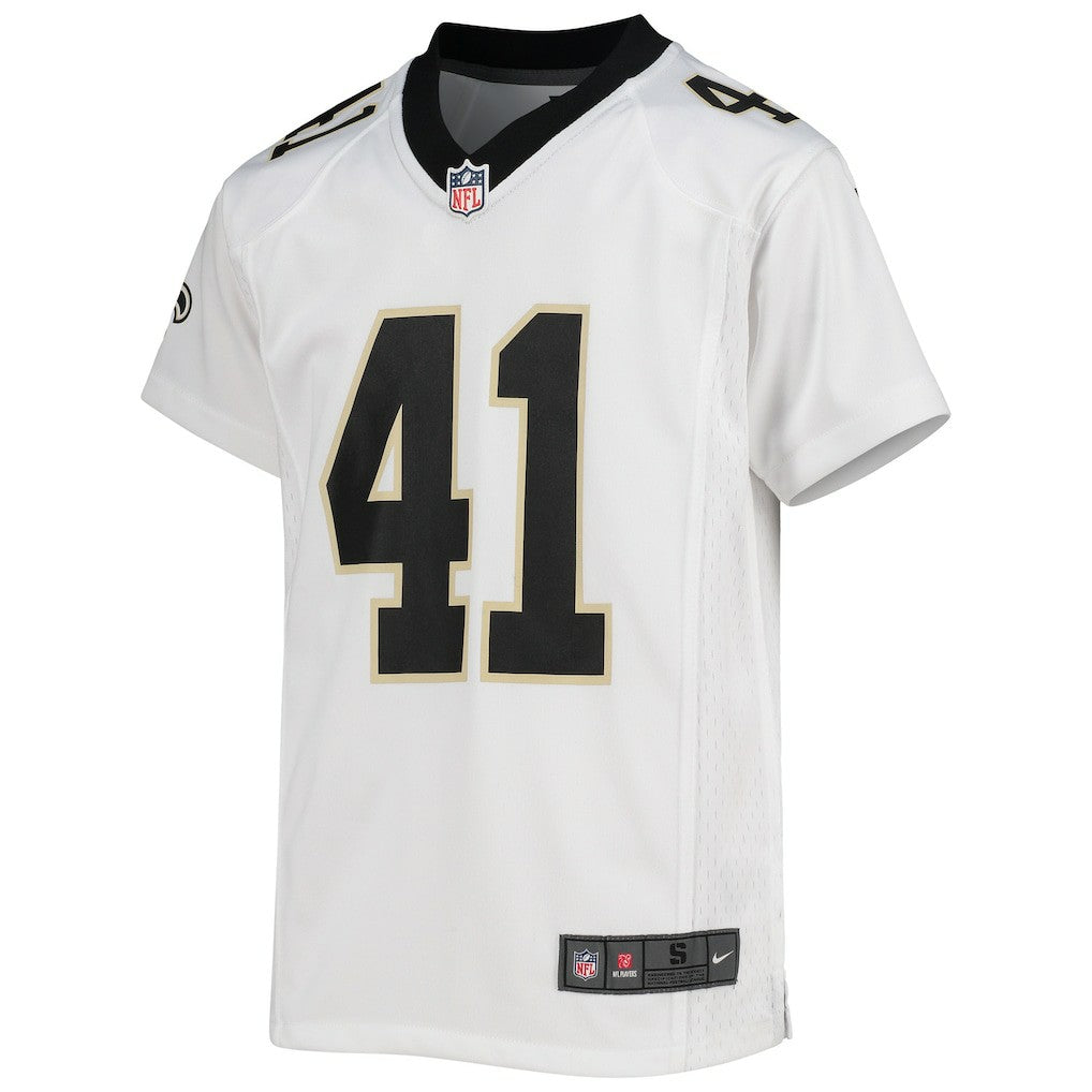 Alvin Kamara New Orleans Saints Youth Game Jersey White - Nike