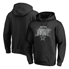 Dallas Cowboys Arch Smoke Pullover Hoodie Black - NFL