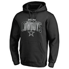 Dallas Cowboys Arch Smoke Pullover Hoodie Black - NFL