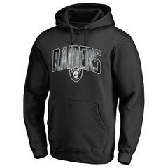 Las Vegas Raiders Arch Smoke Pullover Hoodie Black - NFL