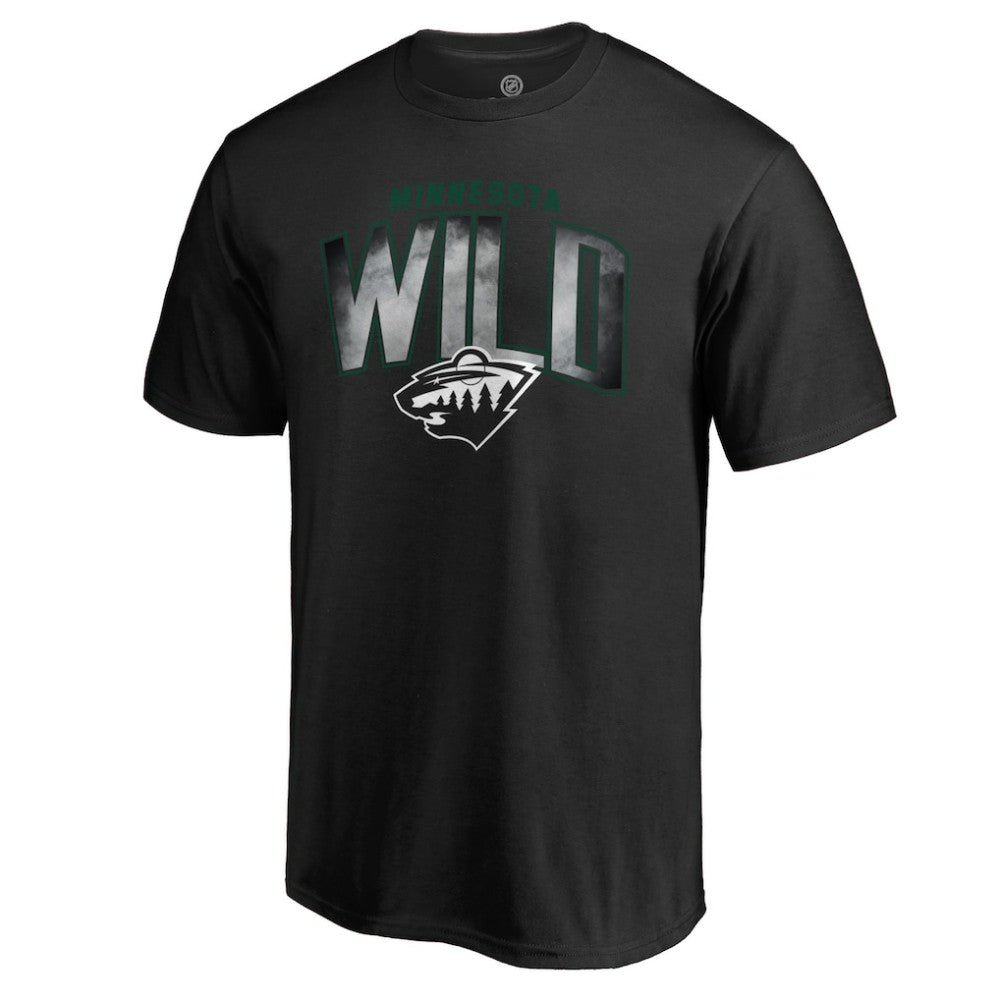 Minnesota Wild - Arch Smoke T-Shirt Black