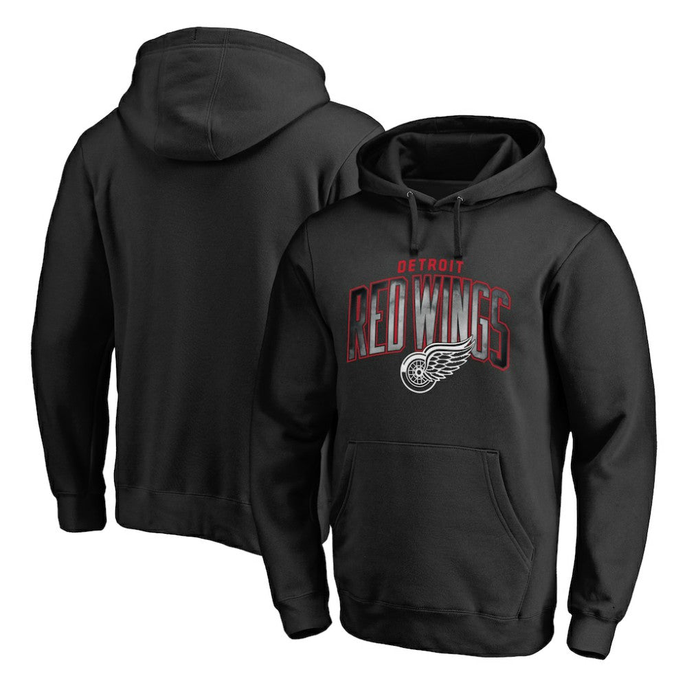 Detroit Red Wings - Arch Smoke Pullover Hoodie Black