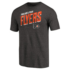 Philadelphia Flyers - Slant Strike Tri-Blend T-Shirt Black