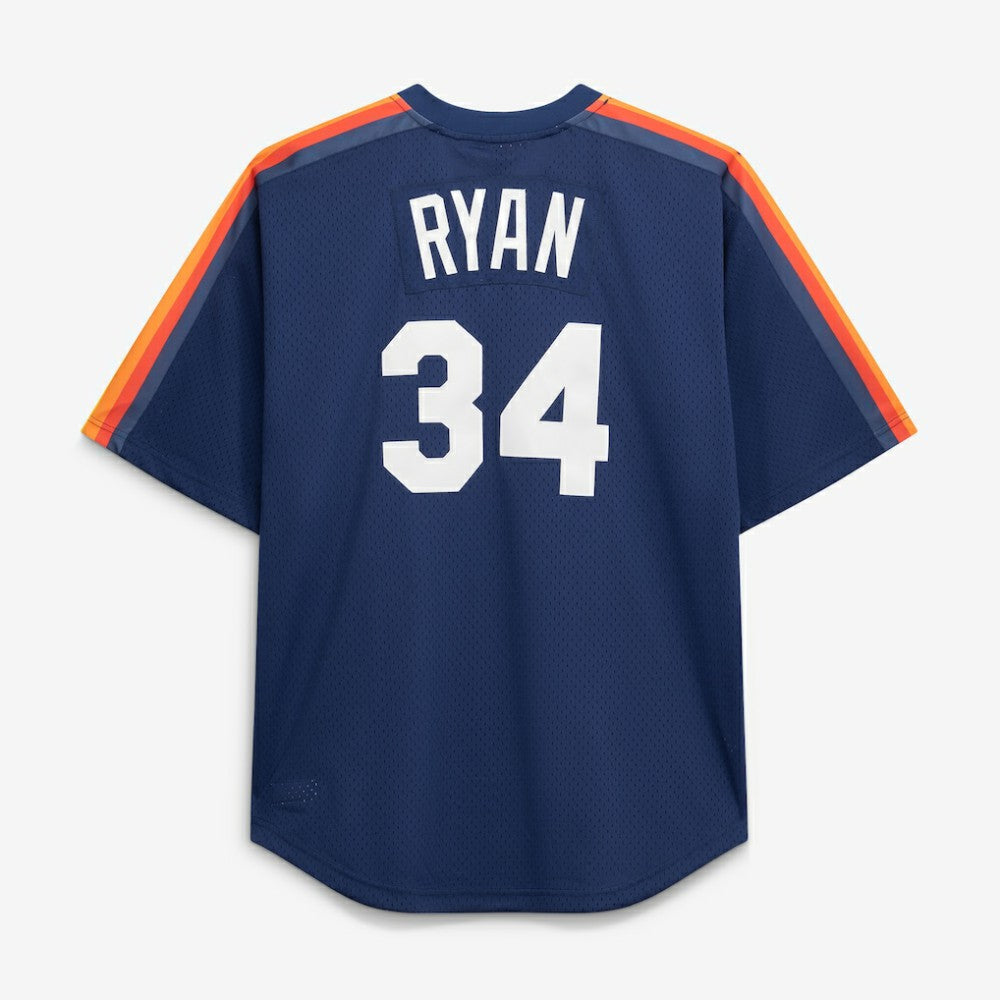 Nolan Ryan Houston Astros Mitchell & Ness Cooperstown Collection Big & Tall Mesh Batting Practice Jersey On Sale