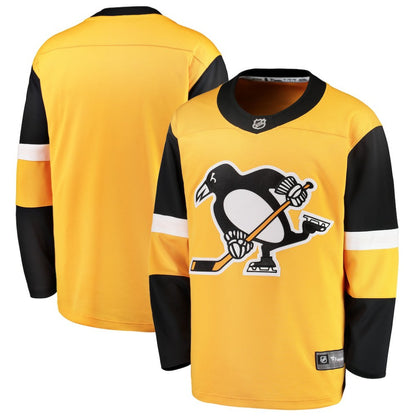 Pittsburgh Penguins Fanatics Alternate Breakaway Jersey - Gold | NHL Jerseys