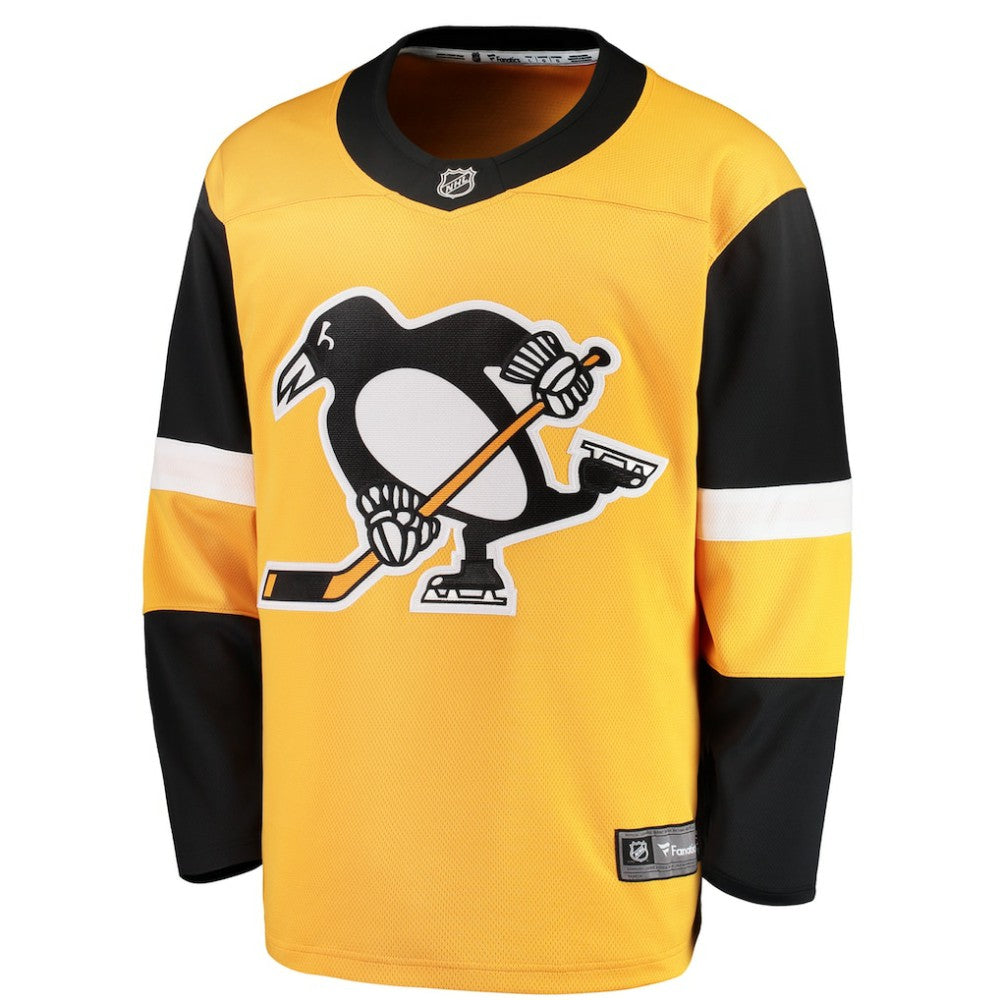 Pittsburgh Penguins Fanatics Alternate Breakaway Jersey - Gold | NHL Jerseys