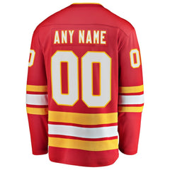 Calgary Flames - Fanatics Home Breakaway Custom Jersey Red