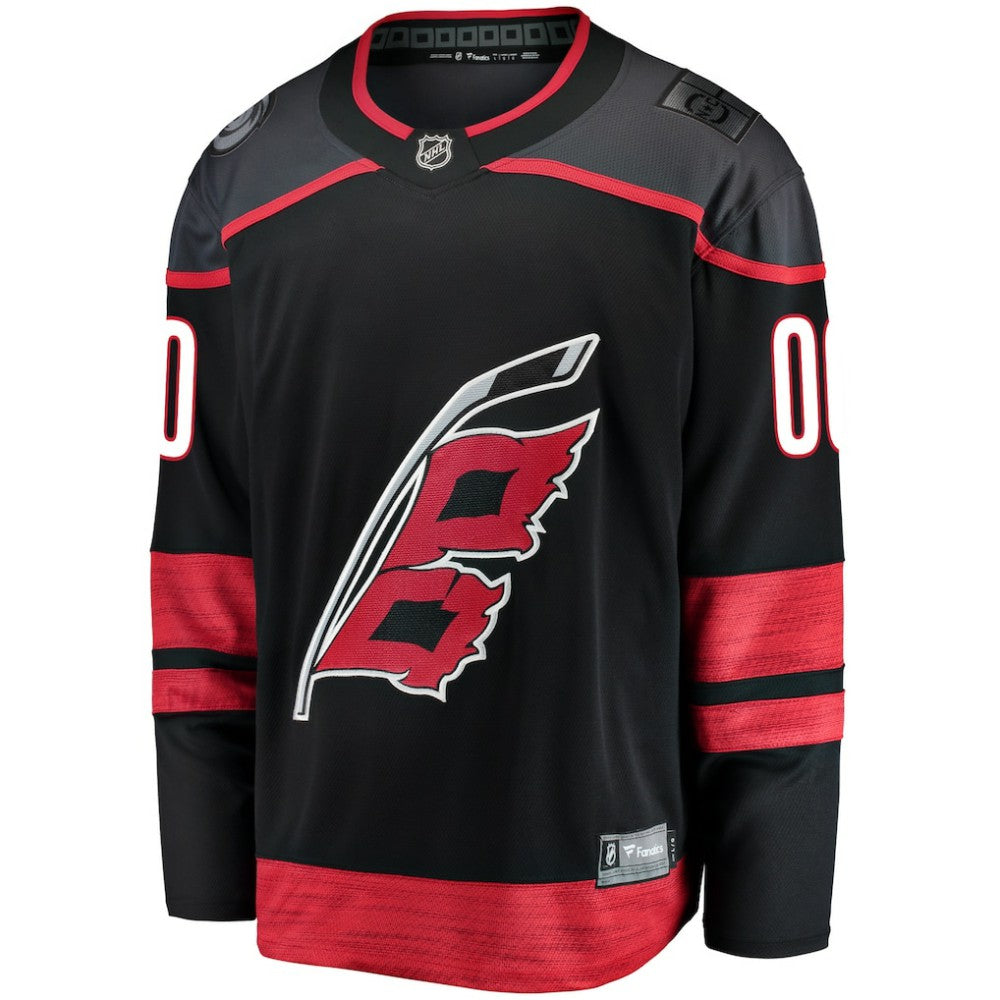 Carolina Hurricanes Fanatics Home Breakaway Custom Jersey - Black | NHL Jerseys