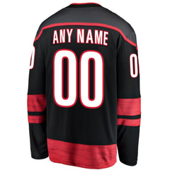 Carolina Hurricanes - Fanatics Home Breakaway Custom Jersey Black