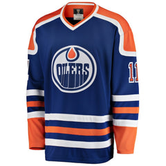 Mark Messier Edmonton Oilers - Fanatics Premier Breakaway Retired Player Jersey Blue