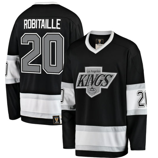 Luc Robitaille Los Angeles Kings Fanatics Premier Breakaway Retired Player Jersey - Black | NHL Jerseys