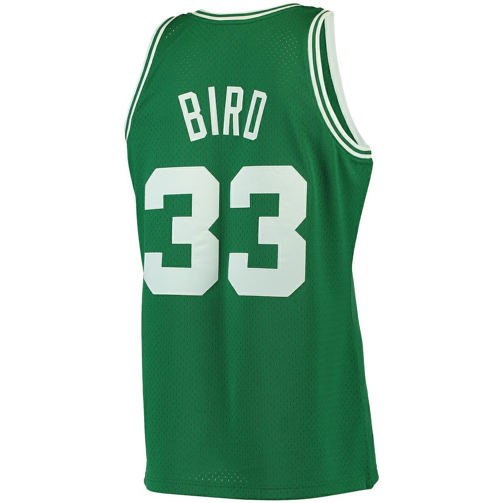 Mitchell & Ness - Larry Bird Boston Celtics 1985/86 Big & Tall Hardwood Classics Swingman Jersey - Kelly Green