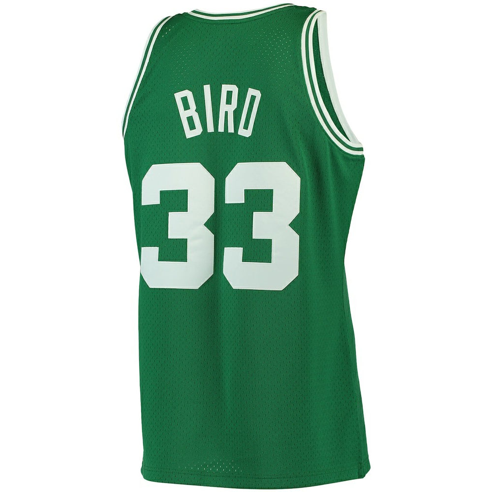 Mitchell & Ness - Larry Bird Boston Celtics 1985/86 Big & Tall Hardwood Classics Swingman Jersey - Kelly Green