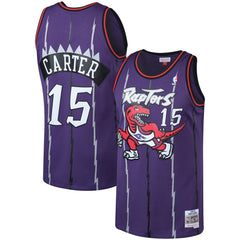 Mitchell & Ness - Vince Carter Toronto Raptors 1998/99 Big & Tall Hardwood Classics Swingman Jersey - Purple