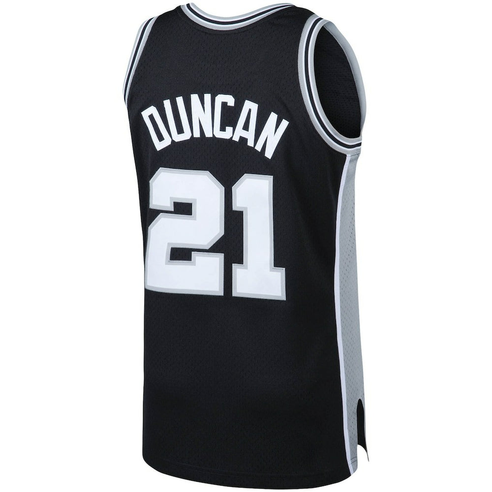 Mitchell & Ness - Tim Duncan San Antonio Spurs 1998/99 Big & Tall Hardwood Classics Swingman Jersey - Black