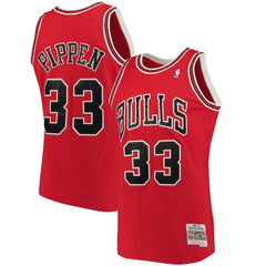 Mitchell & Ness - Scottie Pippen Chicago Bulls 1997/98 Big & Tall Hardwood Classics Swingman Jersey - Red