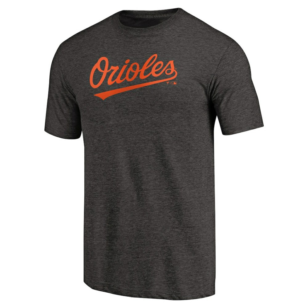 Baltimore Orioles Team Wordmark Tri-Blend T-Shirt Near Me