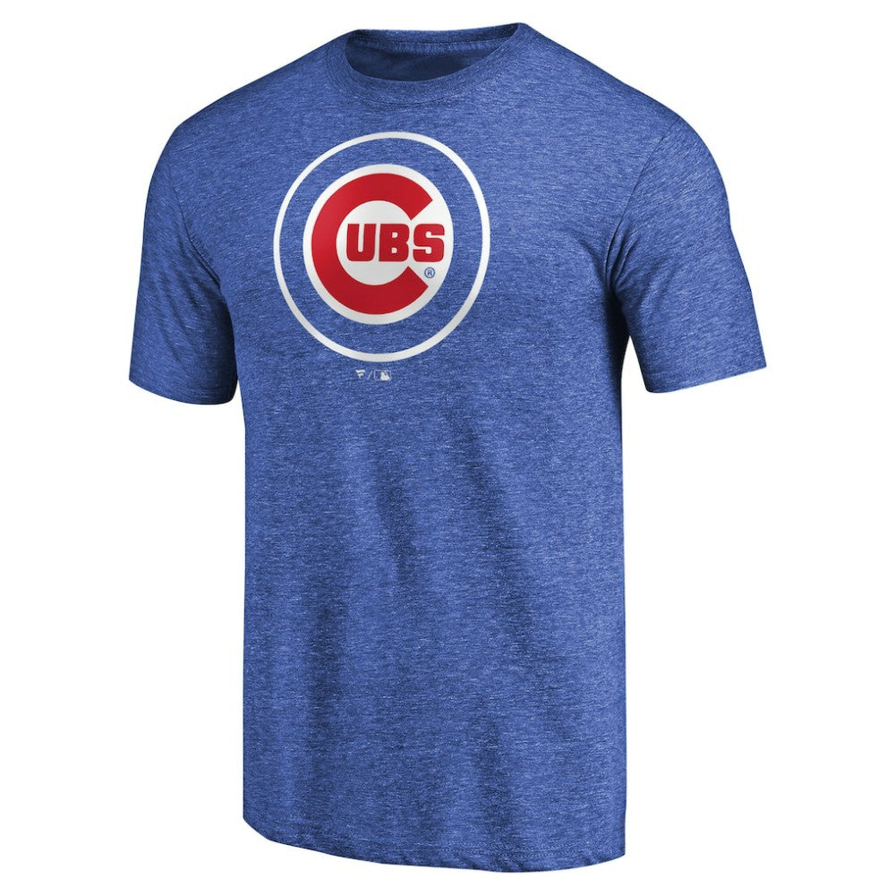 Chicago Cubs Team Wordmark Tri-Blend T-Shirt discount