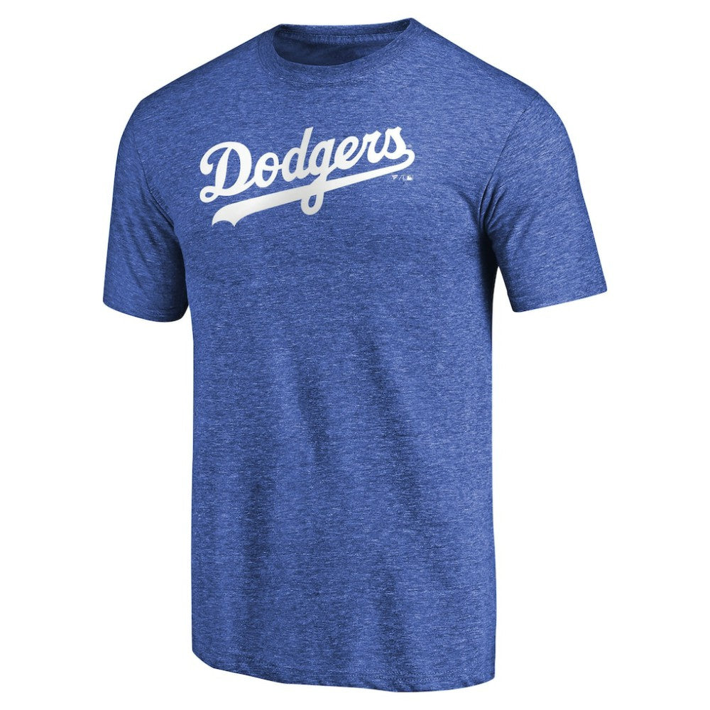 Los Angeles Dodgers Team Wordmark Tri-Blend T-Shirt Sale