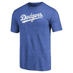 Los Angeles Dodgers Team Wordmark Tri-Blend T-Shirt Sale