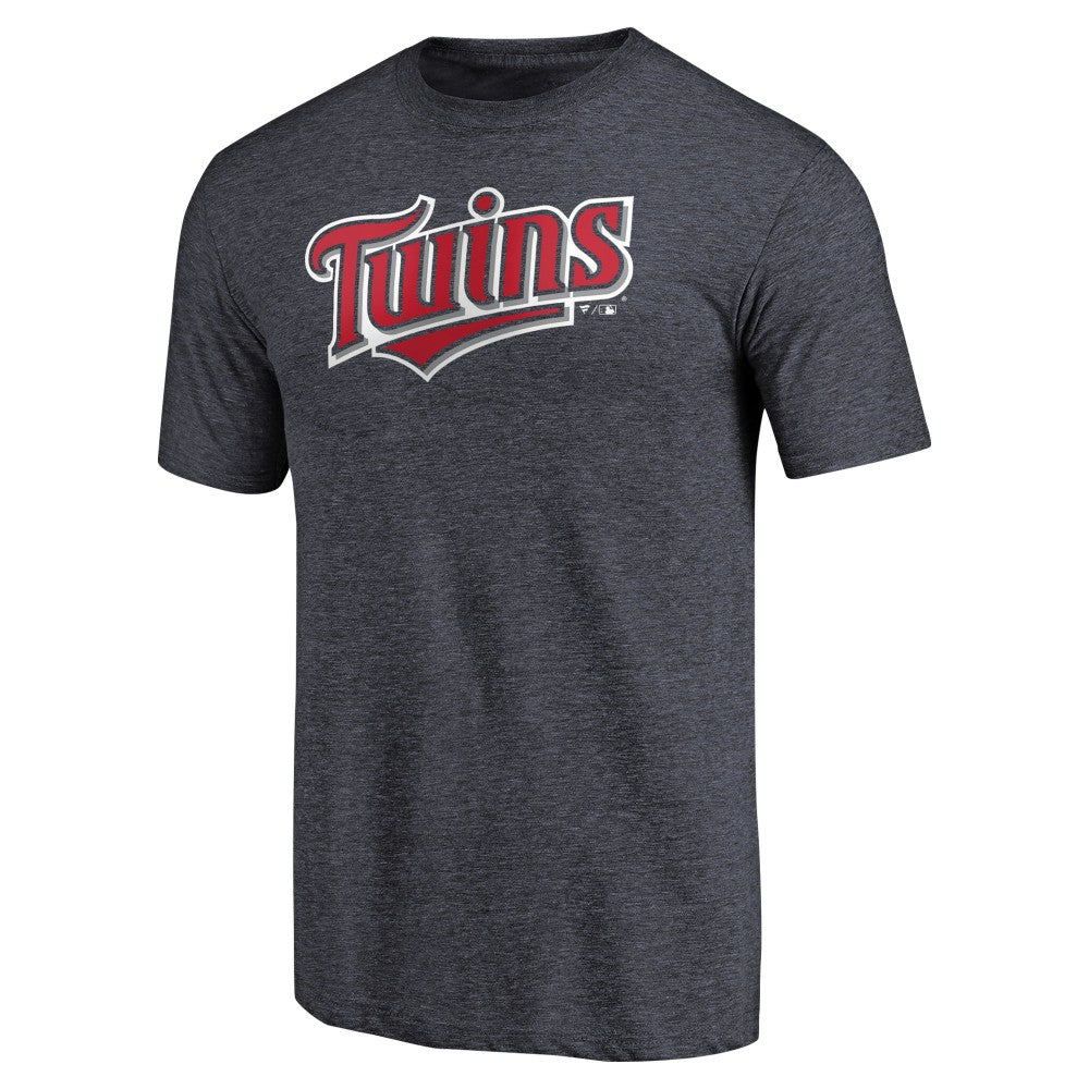Minnesota Twins Team Wordmark Tri-Blend T-Shirt for sale