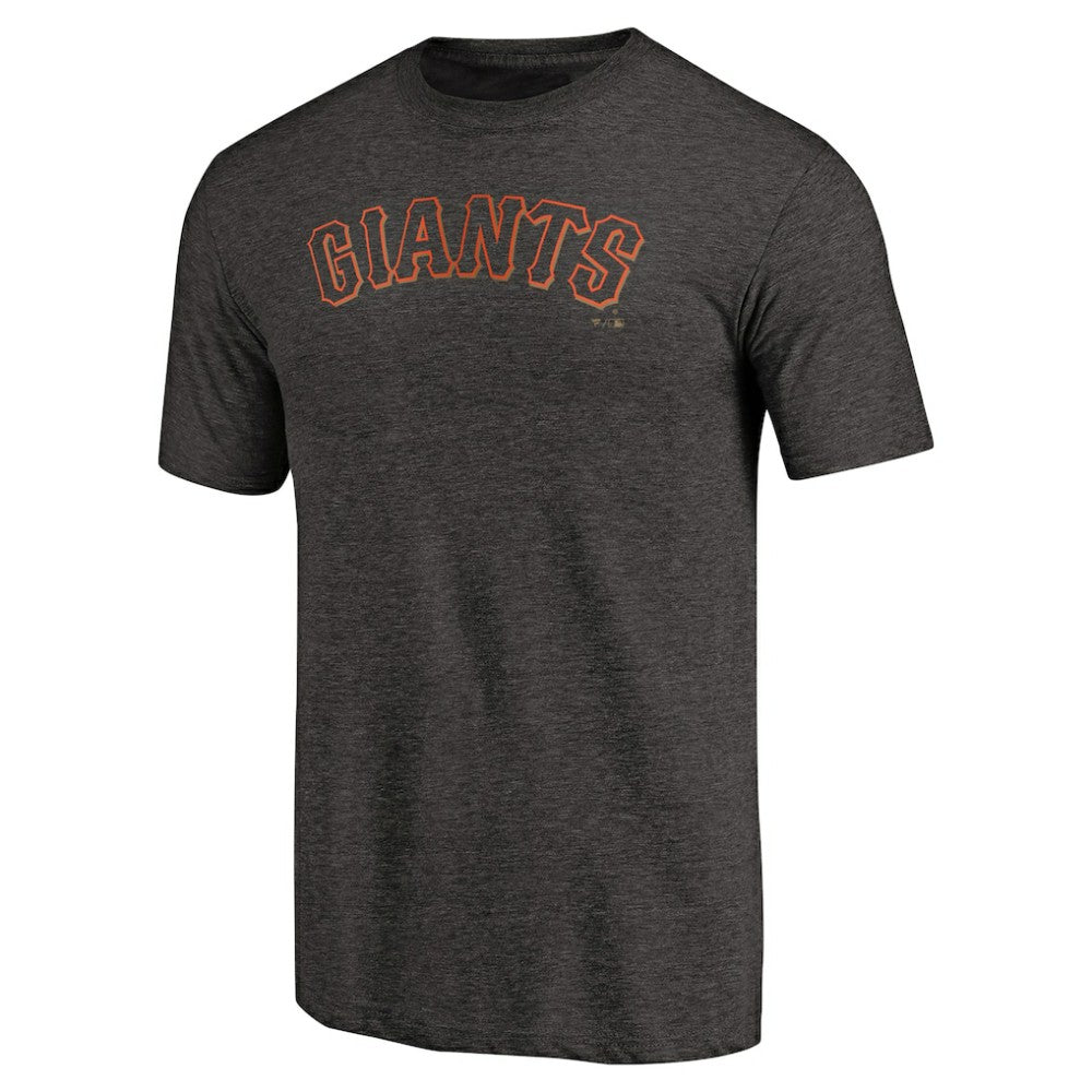 San Francisco Giants Team Wordmark Tri-Blend T-Shirt Near Me