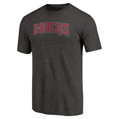 Arizona Diamondbacks Team Wordmark Tri-Blend T-Shirt Near Me