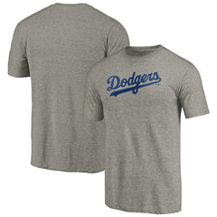 Los Angeles Dodgers Team Wordmark Tri-Blend T-Shirt for sale