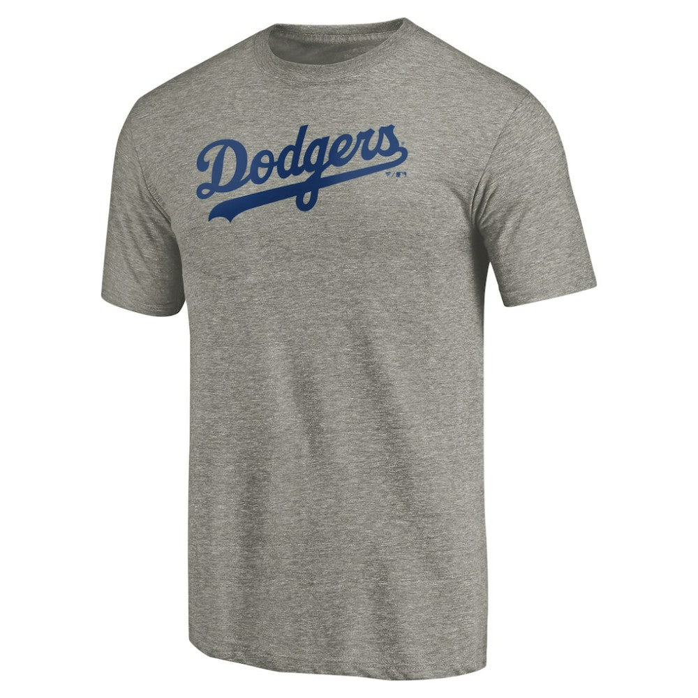 Los Angeles Dodgers Team Wordmark Tri-Blend T-Shirt for sale