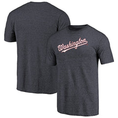 Washington Nationals Team Wordmark Tri-Blend T-Shirt Clearance
